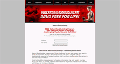 Desktop Screenshot of natural-bodybuilding.net